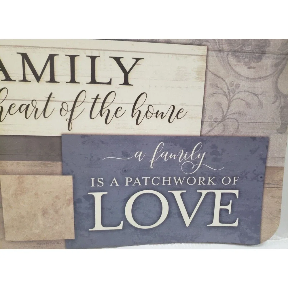 Set of 2 Same Non Clear Plastic Placemats (17